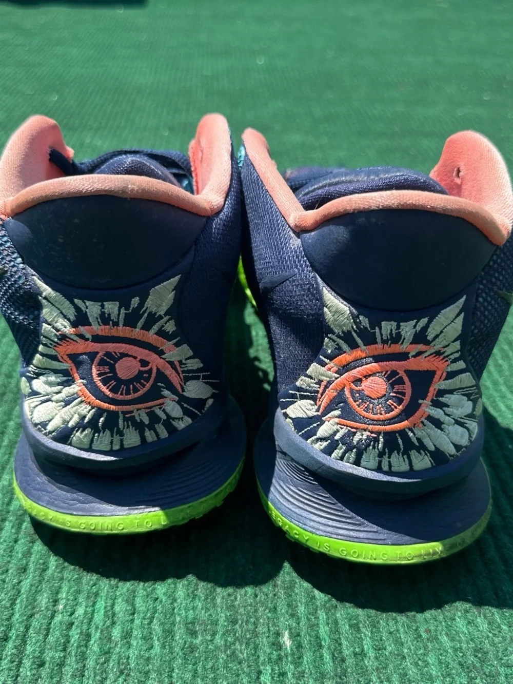 Nike Kyrie 7 'Midnight Navy' Men’s Size 10  MISSING RIGHT INSOLE